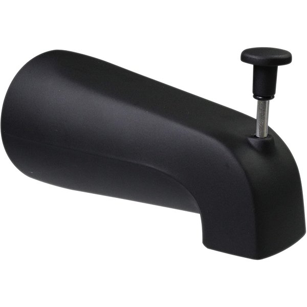 Westbrass 5" Tub Spout for Copper Pipe in Matte Black E531D-1F-62